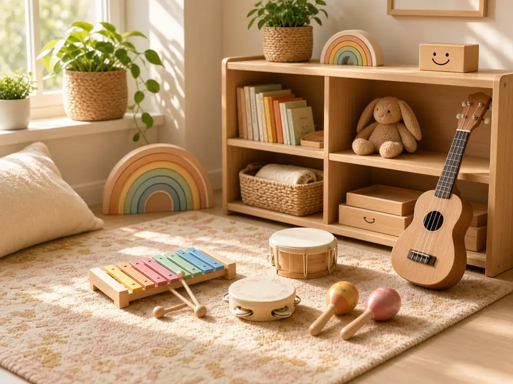 Müzik aletleri ve ritim köşesi